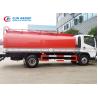 Buy cheap 8 Ton FAW Refueling Truck Oil Delivery Tanker Sub-Silo Design With Unloading Oil Pipe from wholesalers