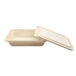 650ML corn starch tableware biodegradable take out containers For Fast Food