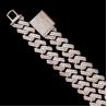 Buy cheap 14mm Moissanite Diamond Cuban Link Hip Hop Vvs Moissanite Cuban Link Jewelry from wholesalers