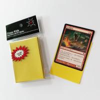 Buy cheap Yellow Magic Gathering Card Sleeves Polypropylene Back 66X91mm product