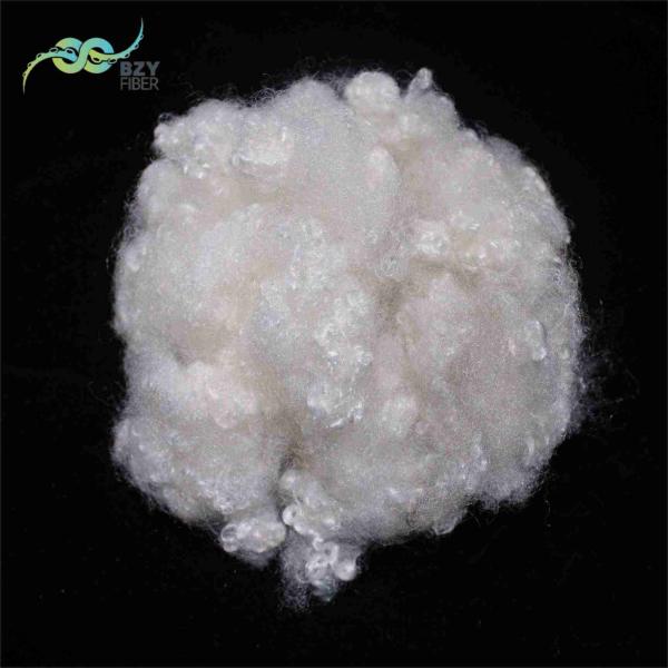 Buy cheap Recycled Hollow Conjugated Fiber Flame Retardant Coiled 64mm Staple Fiber from wholesalers