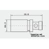 Buy cheap Brass SMP Male Limited Detent RF Connector For CXN3657 / MF151A Cable from wholesalers