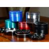 Buy cheap Chromium Zinc Alloy Metal Grinder Weed Flat Plate Smoke Mill / Crusher 40 50 55 63 75mm from wholesalers