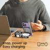 Buy cheap 3 In 1 Desktop Wireless Charging Station Aluminium Alloy Magsafe Charger Stand from wholesalers