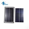 Buy cheap ZW-7W Glass Laminated Solar Panel 7W 6V aluminum frame filexable solar charger from wholesalers