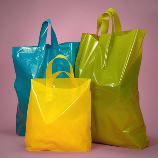 Buy cheap Solid Color Custom Logo Reusable Shopping Bags , Compostable Shop Carrier Bags from wholesalers