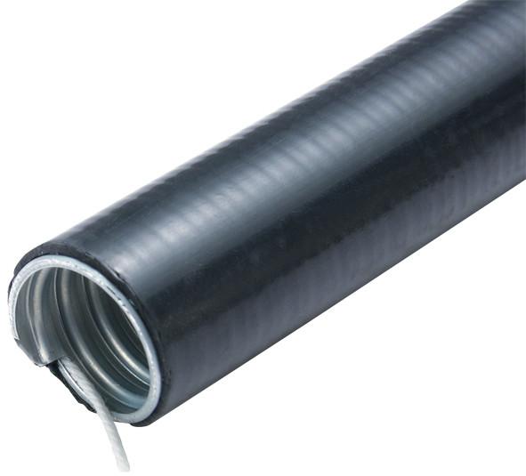 Buy cheap Black Electrical Flexible Metallic Tubing , Flexible Armoured Cable Conduit 3/8"-4" from wholesalers