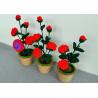 Buy cheap New Creative Luxury Handmade Crochet Knitting Plants Flowers Handicraft Home Decorations Crochet Flower from wholesalers