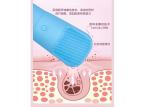 Home Use Facial Cleansing Brush Silicone Facial Cleanser Blue Pink Color