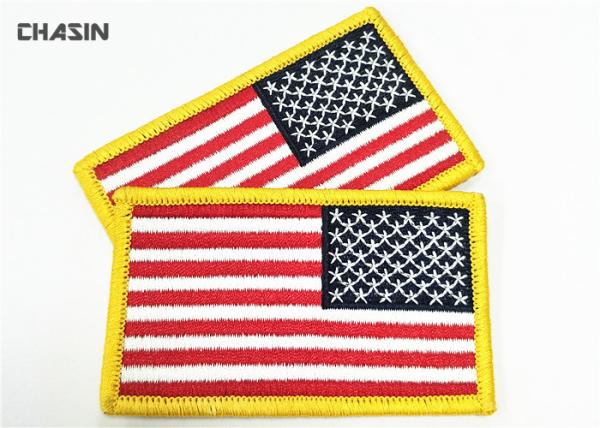 Buy cheap American Flag Military Style Patches Durable Military Embroidered Badges from wholesalers