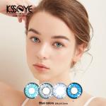 Buy cheap Natural Blue Colored Contact Lenses Halloween Non Prescription 14.2mm from wholesalers