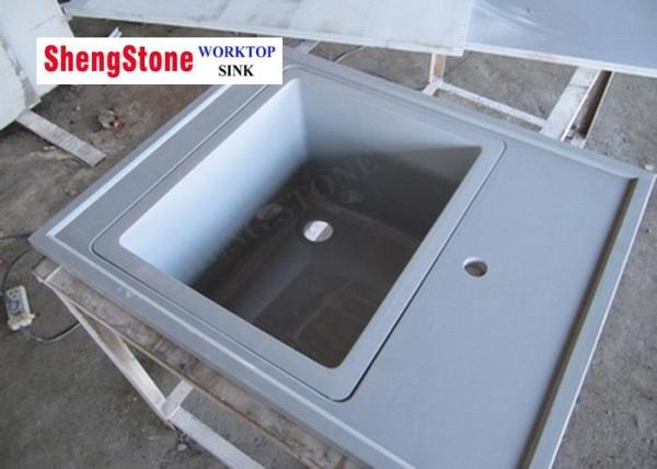 Buy cheap Grey Marine Sink Epoxy Resin Lab Countertops For Chemical Laboratory from wholesalers