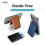Buy cheap Detachable PU Leather Magsafe Wallet Card Holder Stand 10 Cards For IPhone from wholesalers