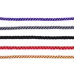 Red 6mm 8mm Round Twisted Macrame Cord Rope