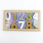 Wholesale low MOQ Silicone Number Puzzle BPA Free Eco Friendly For Kids