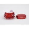 Buy cheap Red Cosmetics Cream Empty Jar 50g Make Up Cream Jar Shin Care from wholesalers