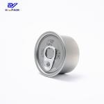 Easy Open Lid Round Tin Containers D65*34mm Size 80g Pet Food Can Blue Yellow