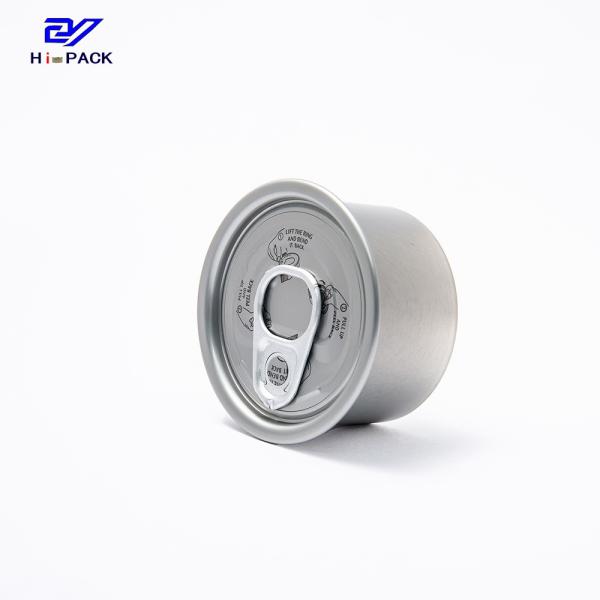 Buy cheap Silver 50g Round Tuna Can 60ml Tin Can For Food Packaging from wholesalers