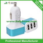Buy cheap universal usb car charger 3 usb port car charger usb hub from wholesalers