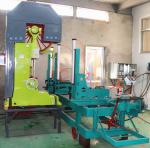 MJ329 Vertical Band Sawmill with Log Carriage /Manual or electric feeding