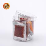CQM Plastic Candy Cookie Jar Empty Clear Wide Mouth Food Storage Pet Plastic