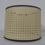 PVC Inner Rattan Drum Lamp Shade