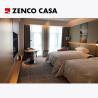 Buy cheap Iso14001 Modern Style Hotel Bedroom Furnitures Includes Twin Beds And Bedside Cabinet from wholesalers