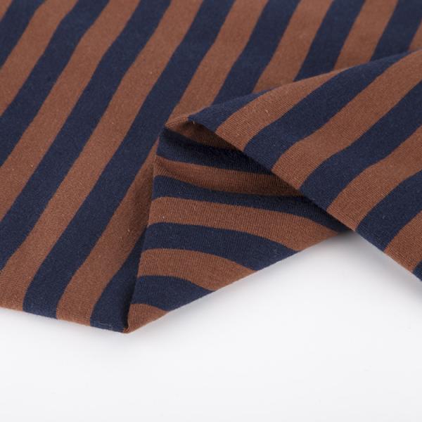 Buy cheap 185gsm 95 Cotton 5 Spandex Fabric Soft Striped Knit Lycra Undershirt Cloth from wholesalers