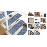 Buy cheap 8" X 30" Grey Non Slip Stair Mats Self Adhesive Indoor from wholesalers