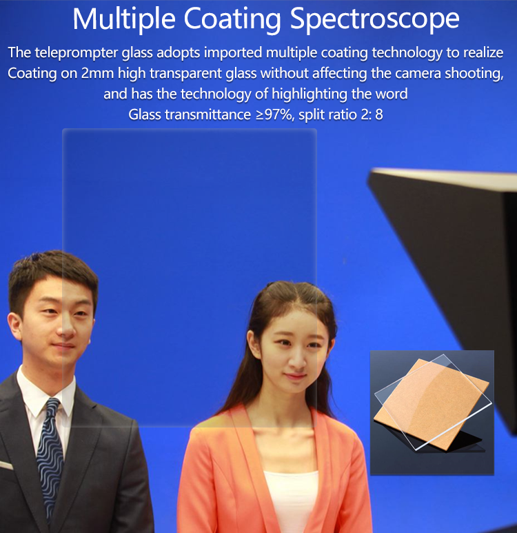 24 Inch TYST Prompter Monitor Teleprompter for TV Studio Live 1 Set Tystvideo TY-24G