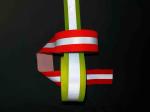 Fluorescent Reflective Webbing Tape Green Reflective Fabric Ribbon High Light