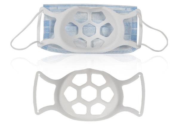 Buy cheap White Mask Inner Cushion Bracket 3d Silicone Customized Plastic Products from wholesalers