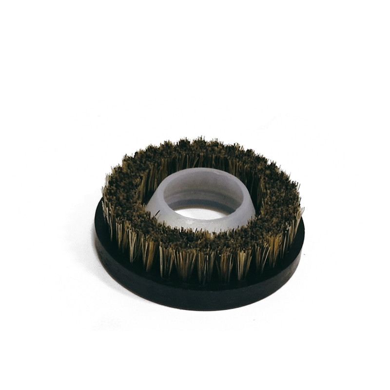 Round Shape Pressure Foot Brush , PCB Routing Machine Cleaning Brush OD 46mm