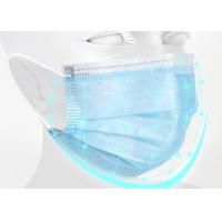 Buy cheap Antibacterial Medical Disposable Surgical Mask Earloop Common Size 9*18CM product