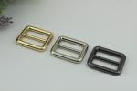 Personalized fashion nickel free light gold 26 mm bag metal slide buckles for