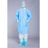 Buy cheap SMS Blue Disposable 35GSM Polypropylene Lab Coat from wholesalers