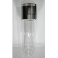 Buy cheap Largesize Glass Water Bottle Stainless Steel Push Opening With Cloth Sleeve product