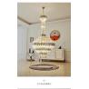 Buy cheap Designer Duplex Building Light Luxury Postmodern Empty Living Room hotel large chandelier(WH-NC-108) from wholesalers