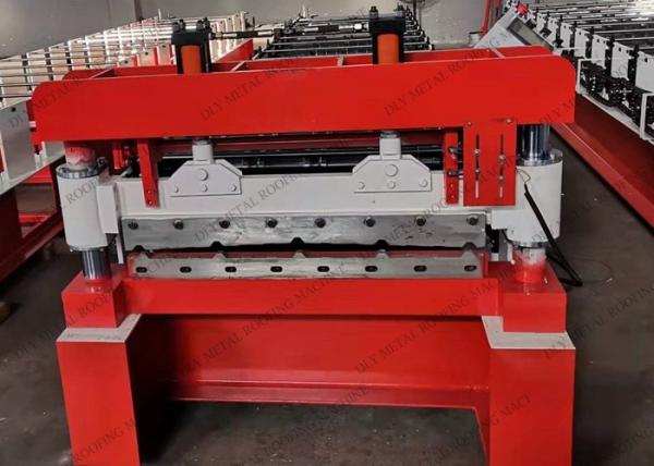 Buy cheap Q235 Roof Sheet Metal 380v Glazed Tile Roll Forming Machine For Ppgi from wholesalers