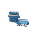 SM/MM/OM3 Fiber Optic Accessories 4 Cores Quad LC Fiber Optic Adapter