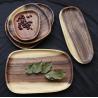Buy cheap Irregular Oval Wooden Serving Plates Fruit Acacia Wood Serving Tray Customized from wholesalers