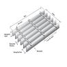 Buy cheap Bearing Bar Standard Hot Dipped Gi 30x3 Serrated Steel Grating from wholesalers