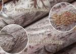 Embossed Silver Retro Vintage Style Wallpaper Floral Pattern For Living Rooms