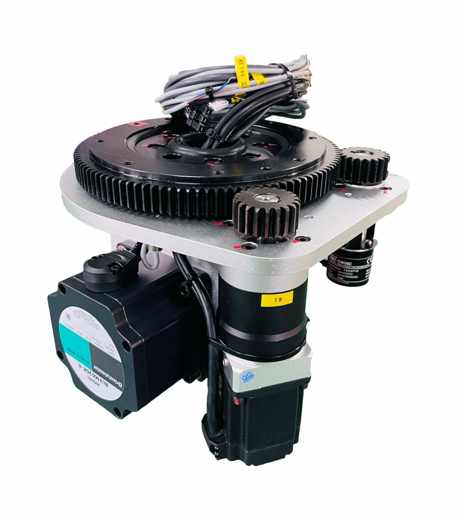 6Nm 1000kg Horizontal AGV Drive Wheel Motor Parallel Planetary Transmission
