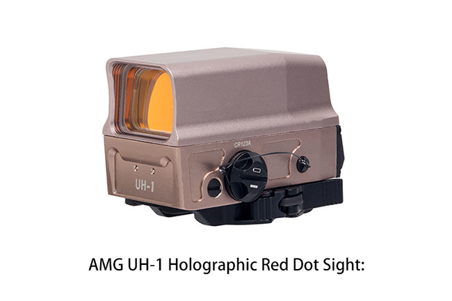 DE Color Holographic Red Dot Sight Integrated Mount / Weaver Or Picatinny Rail