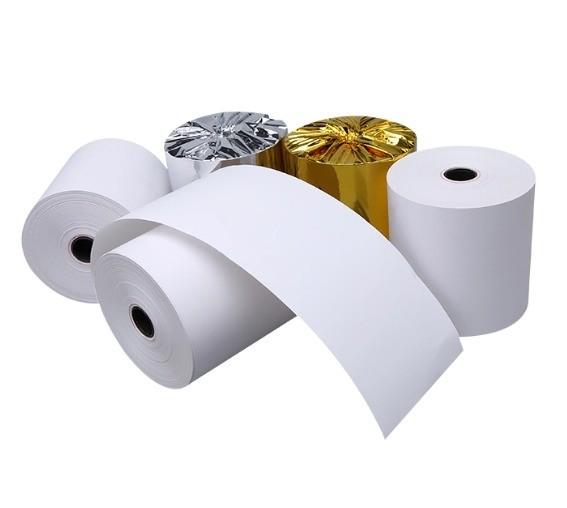 Buy cheap Supermarket White Thermal Paper Rolls with Printed Logo of Excellent Performance from wholesalers