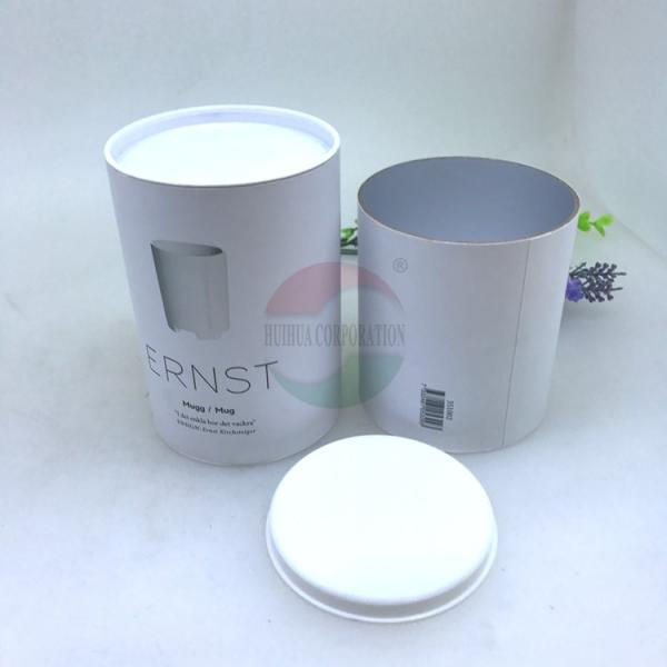 Airtight Composite Rolled Edge Paper Cans Packaging Metal Tin Tubes With Insert