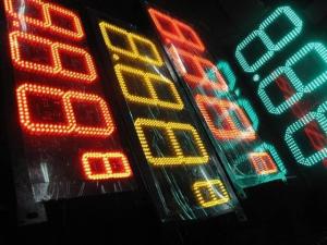 Buy cheap Petrol Station Digital LED Gas Price Signs Wireless Control 7 Segment LED Display from wholesalers