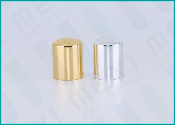 Buy cheap Gold / Silver Aluminum Cosmetic Bottle Caps For Luxury Perfume Bottle from wholesalers