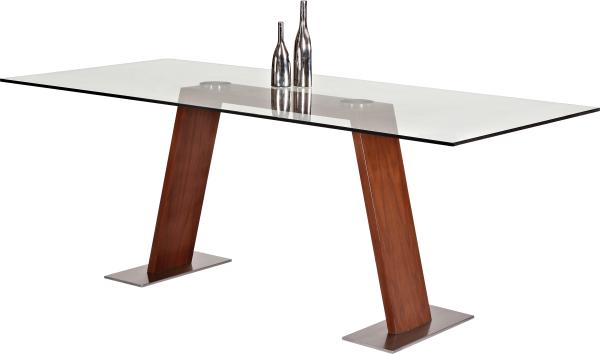 Buy cheap Tempered glass Fixed Dining Table from wholesalers